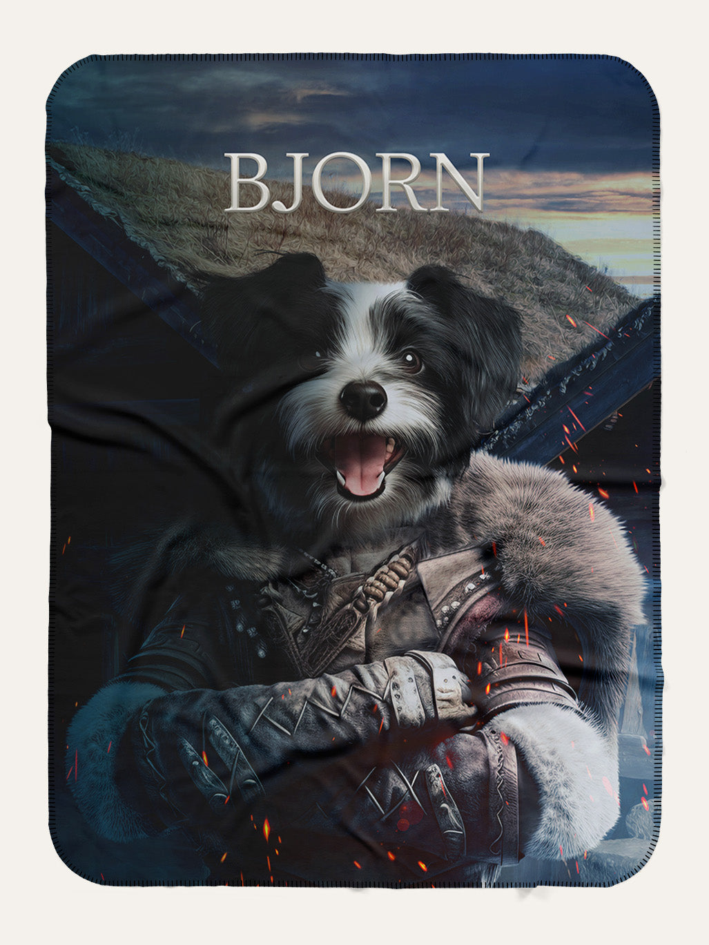 The Viking - Custom Pet Blanket