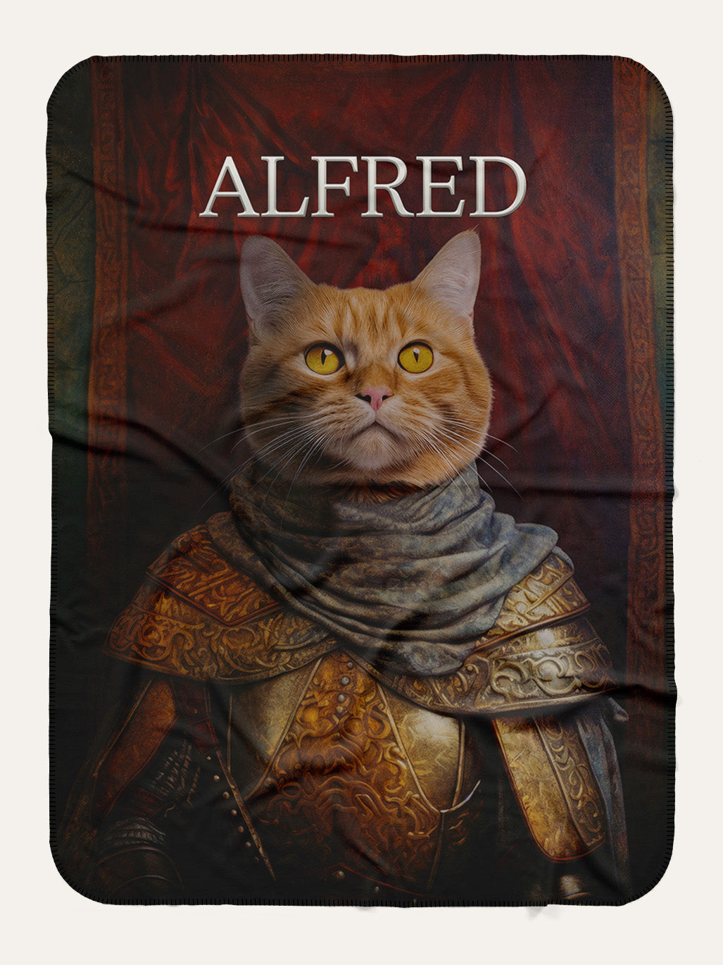 The Warrior King - Custom Pet Blanket