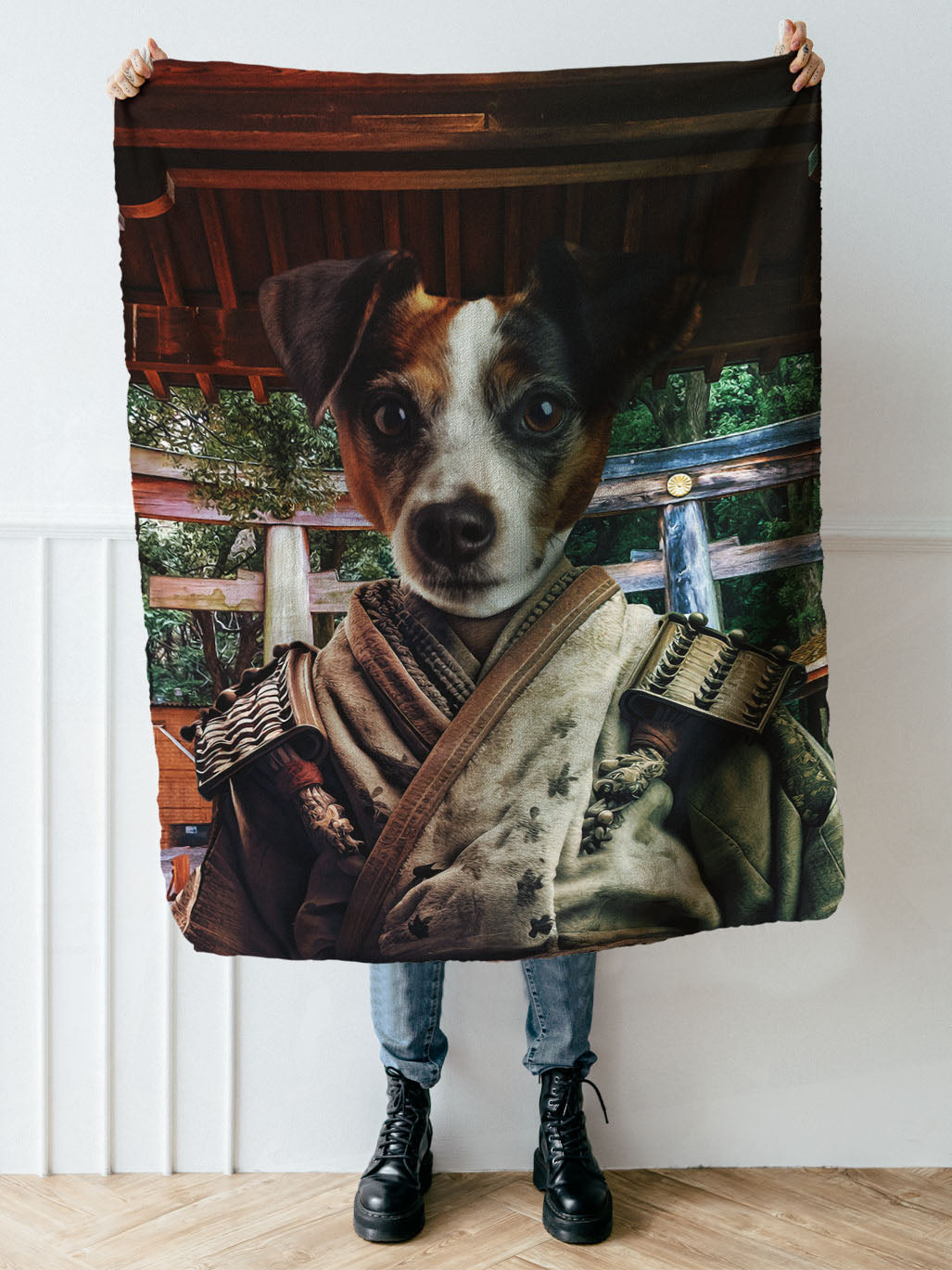 Warrior of the East - Custom Pet Blanket