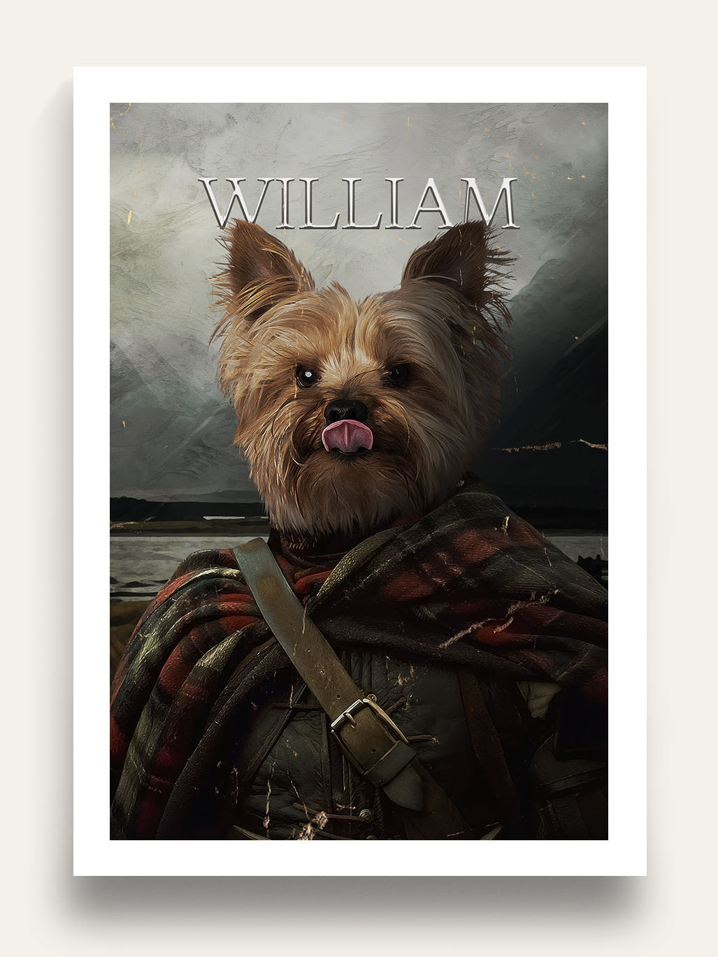 William Wallace - Custom Pet Portrait