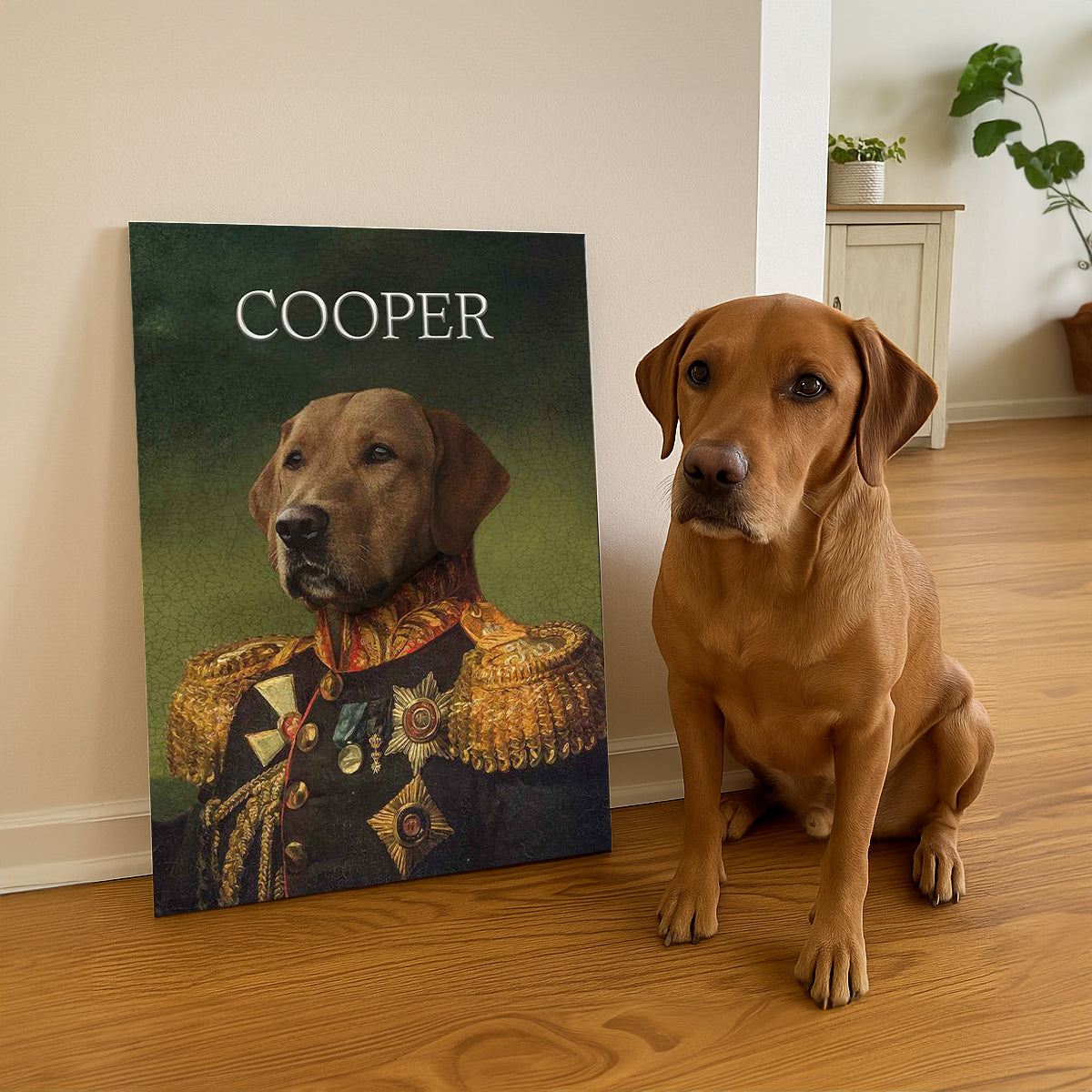The General – Custom Vintage Pet Canvas