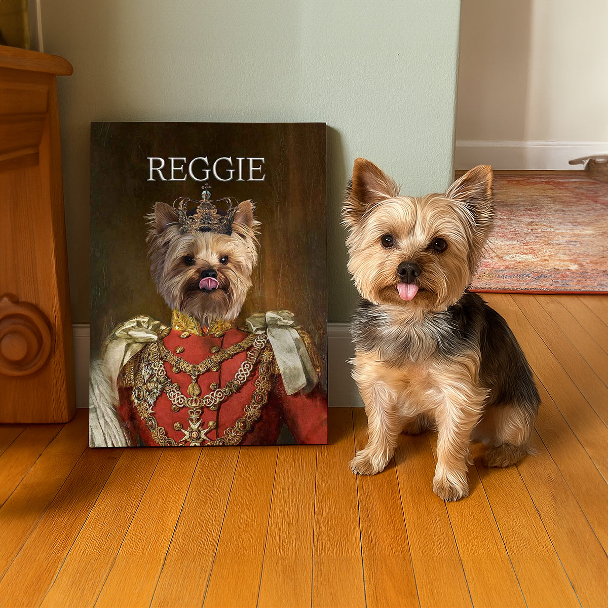 The Prince - Custom Vintage Pet Canvas