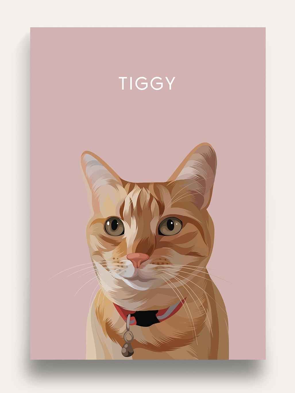 Minimalist - Custom Pet Portrait