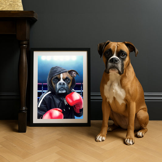 The Boxer - Custom Pet Portrait