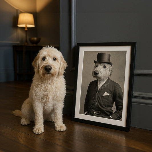 The Londoner - Custom Vintage Pet Portrait