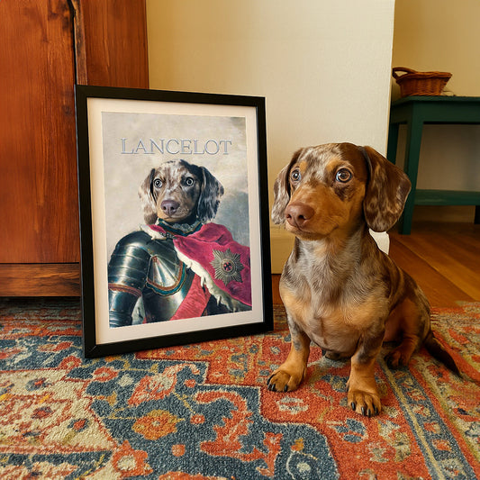 The Knight - Custom Vintage Pet Portrait