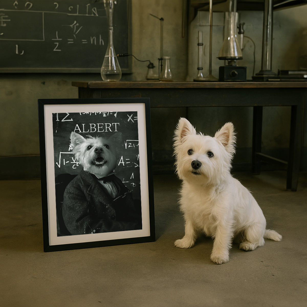 Albert Einstein - Custom Pet Portrait