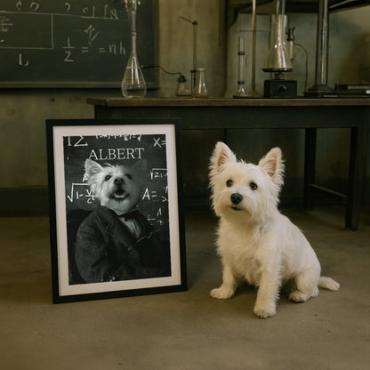 Albert Einstein - Custom Pet Portrait