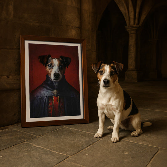 Dracula Halloween Custom Pet Portrait