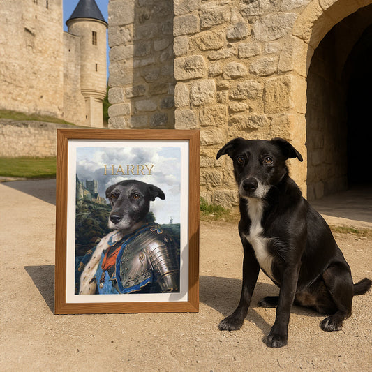 The Lord Protector - Custom Vintage Pet Portrait