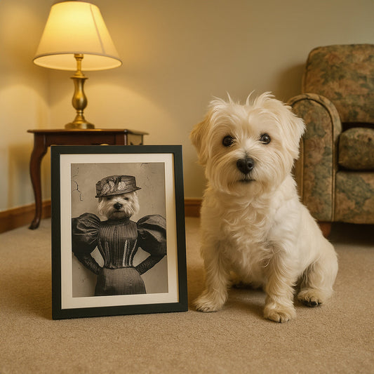 The London Lady - Custom Vintage Pet Portrait