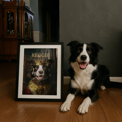 The Spoiled Prince - Custom Pet Portrait