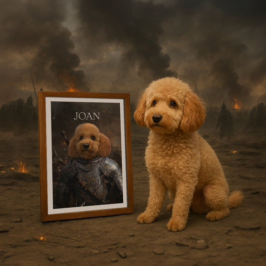 Joan of Arc - Custom Pet Portrait