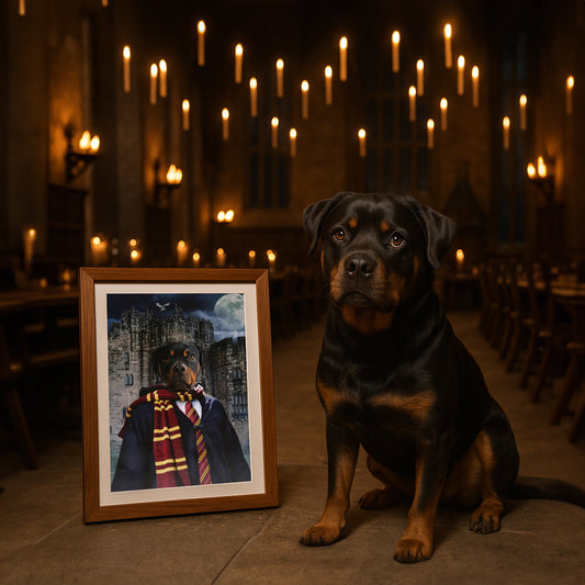 The Wizard - Custom Pet Portrait