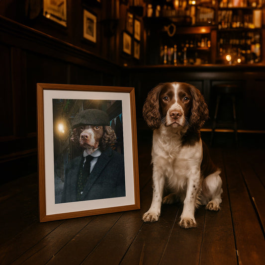 The Brummie Gangster - Custom Pet Portrait