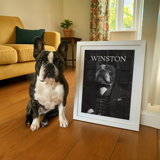 Winston Churchill - Custom Pet Portrait