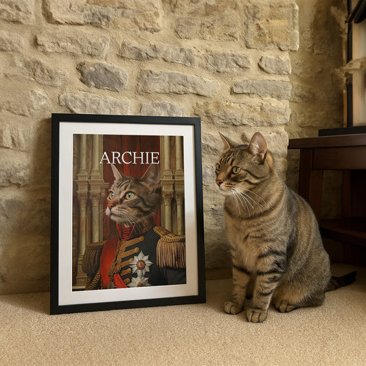 The Heroic Major - Custom Pet Portrait