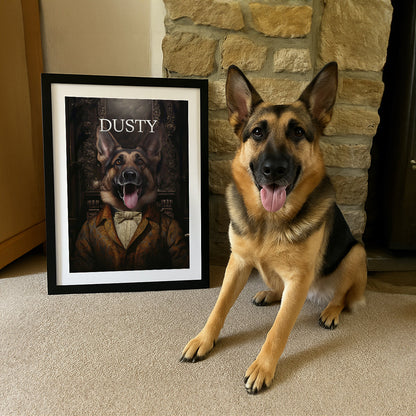 The Handsome One - Custom Pet Portrait