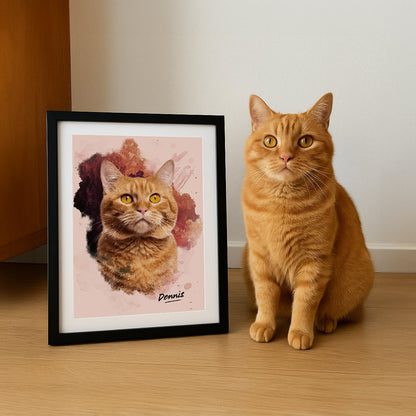 Watercolour - Custom Pet Portrait