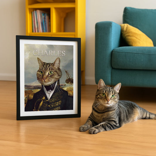 The Commodore - Custom Pet Portrait