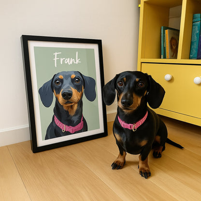Modern - Custom Pet Portrait