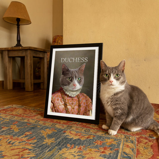 The Duchess - Custom Vintage Pet Portrait