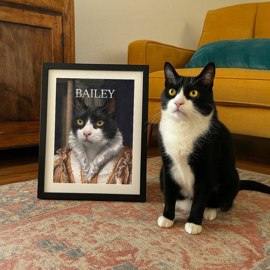 The Princess - Custom Vintage Pet Portrait