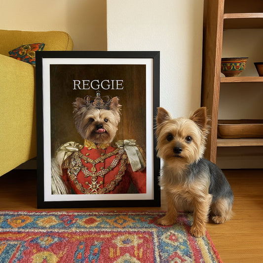 The Prince - Custom Vintage Pet Portrait