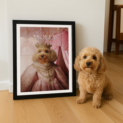 The Spoiled Princess - Custom Pet Portrait