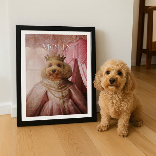 The Spoiled Princess - Custom Pet Portrait