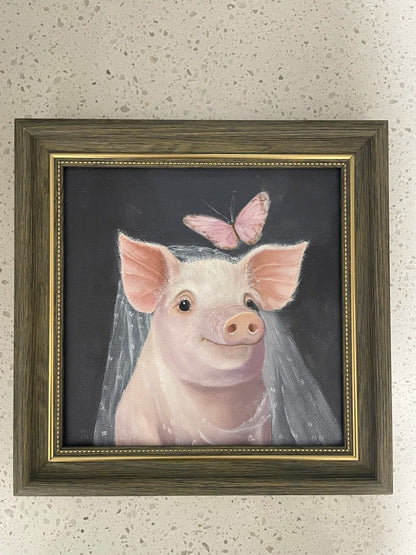 Hand-Painted Realistic Oil Pet Portrait Custom Canvas