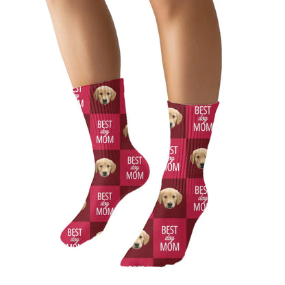 Custom Photo Best Pet Mom / Dad Socks