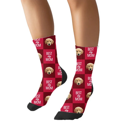Custom Photo Best Pet Mom / Dad Socks