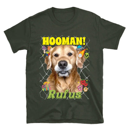 Personalized Crazy Pattern Pet Photo T-Shirt