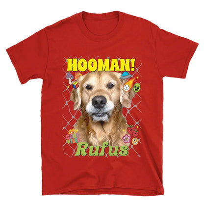 Personalized Crazy Pattern Pet Photo T-Shirt