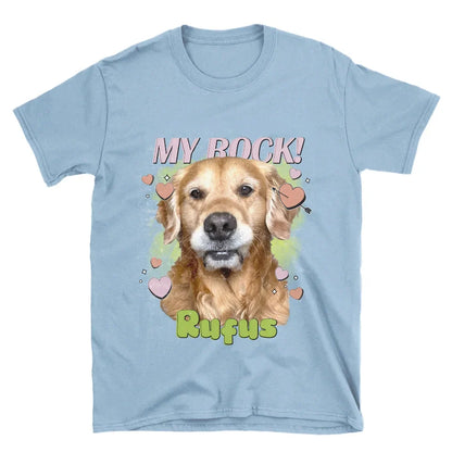 Personalized Love Hearts Pet Face T-shirt