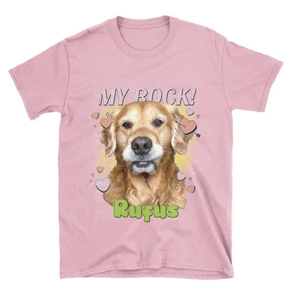 Personalized Love Hearts Pet Face T-shirt