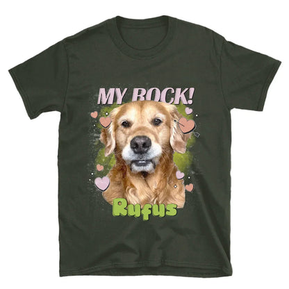 Personalized Love Hearts Pet Face T-shirt