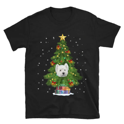 Personalized Christmas Tree Photo Upload T-Shirt
