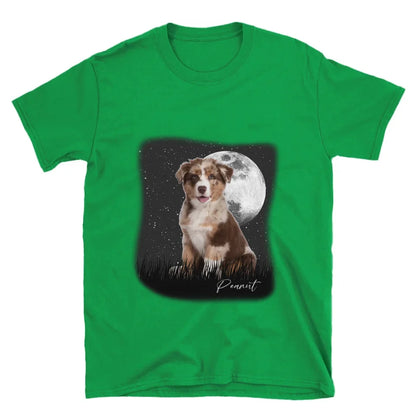 Full Moon Custom Pet Photo T-Shirt