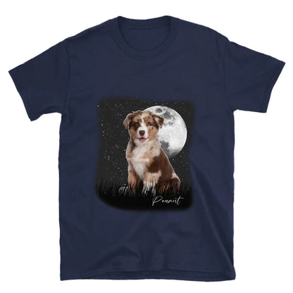 Full Moon Custom Pet Photo T-Shirt