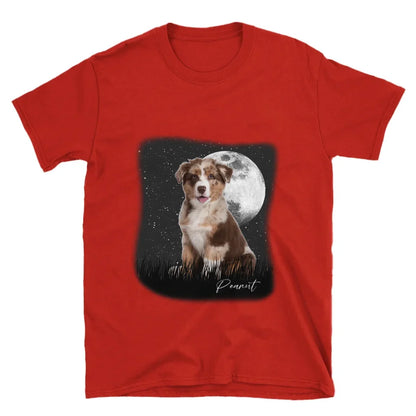 Full Moon Custom Pet Photo T-Shirt