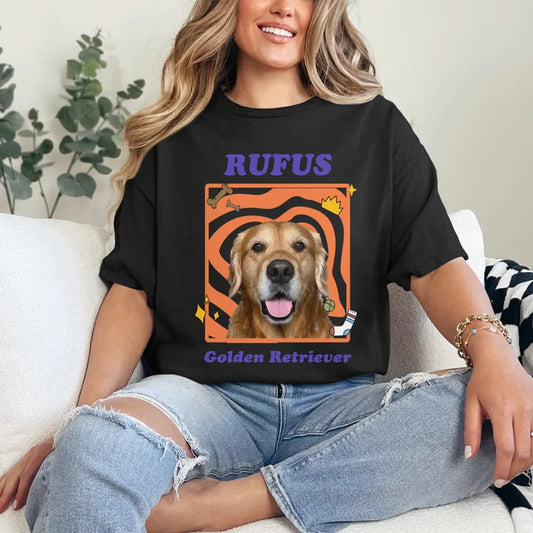 Personalized Pop Art Pet Photo T-Shirt