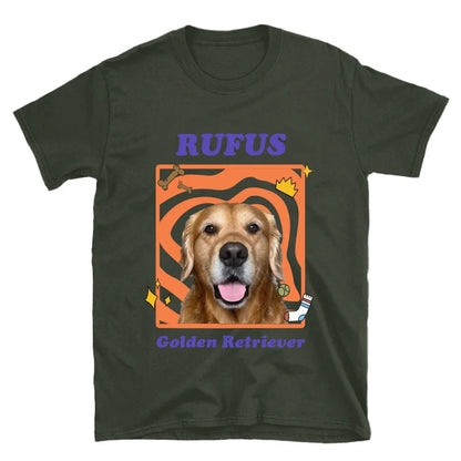 Personalized Pop Art Pet Photo T-Shirt
