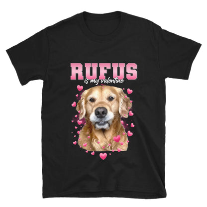Personalized Valentines Custom Pet Photo T-Shirt