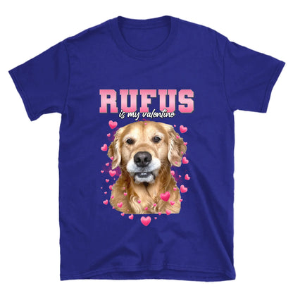 Personalized Valentines Custom Pet Photo T-Shirt