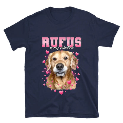 Personalized Valentines Custom Pet Photo T-Shirt