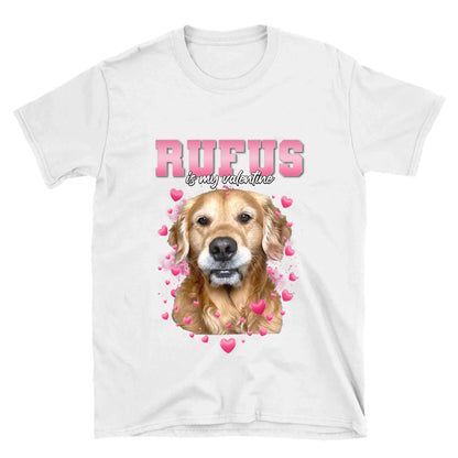 Personalized Valentines Custom Pet Photo T-Shirt