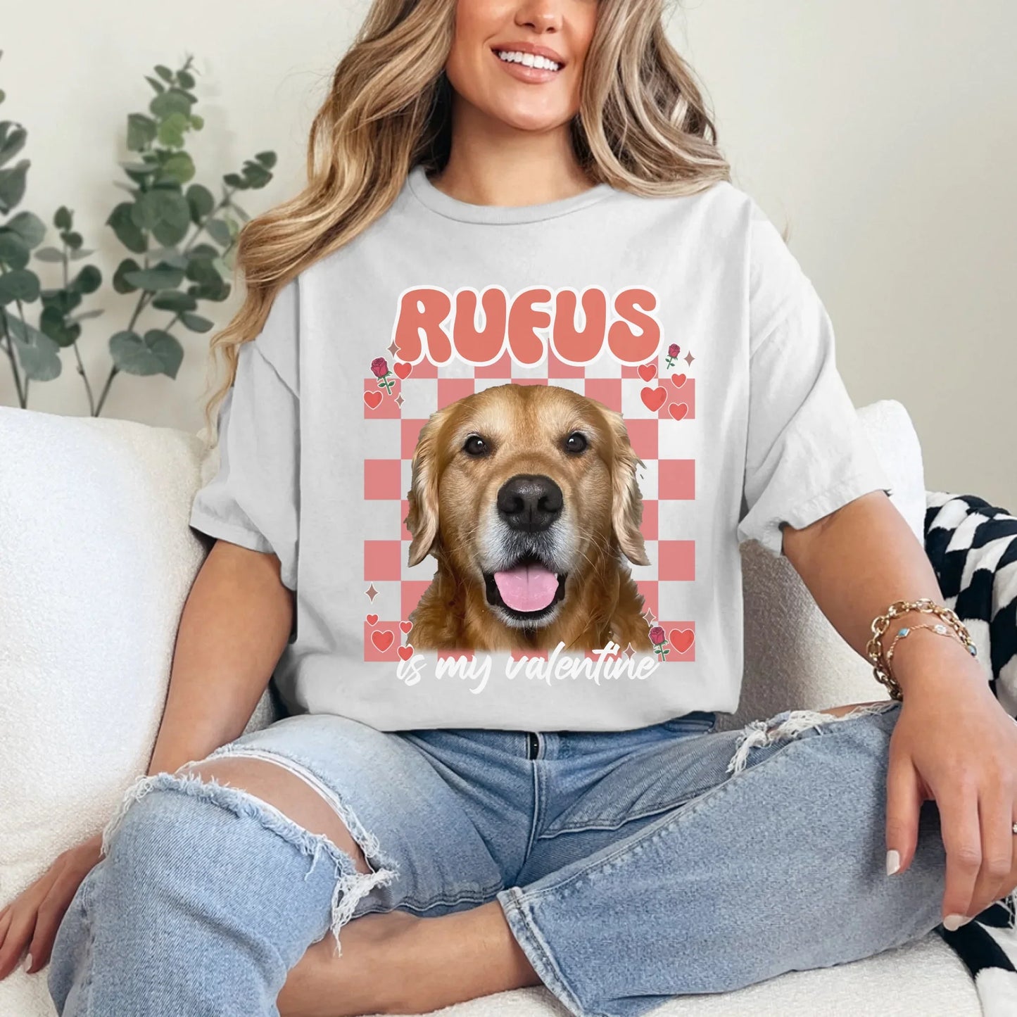 Personalized Custom Photo Valentines T-Shirt