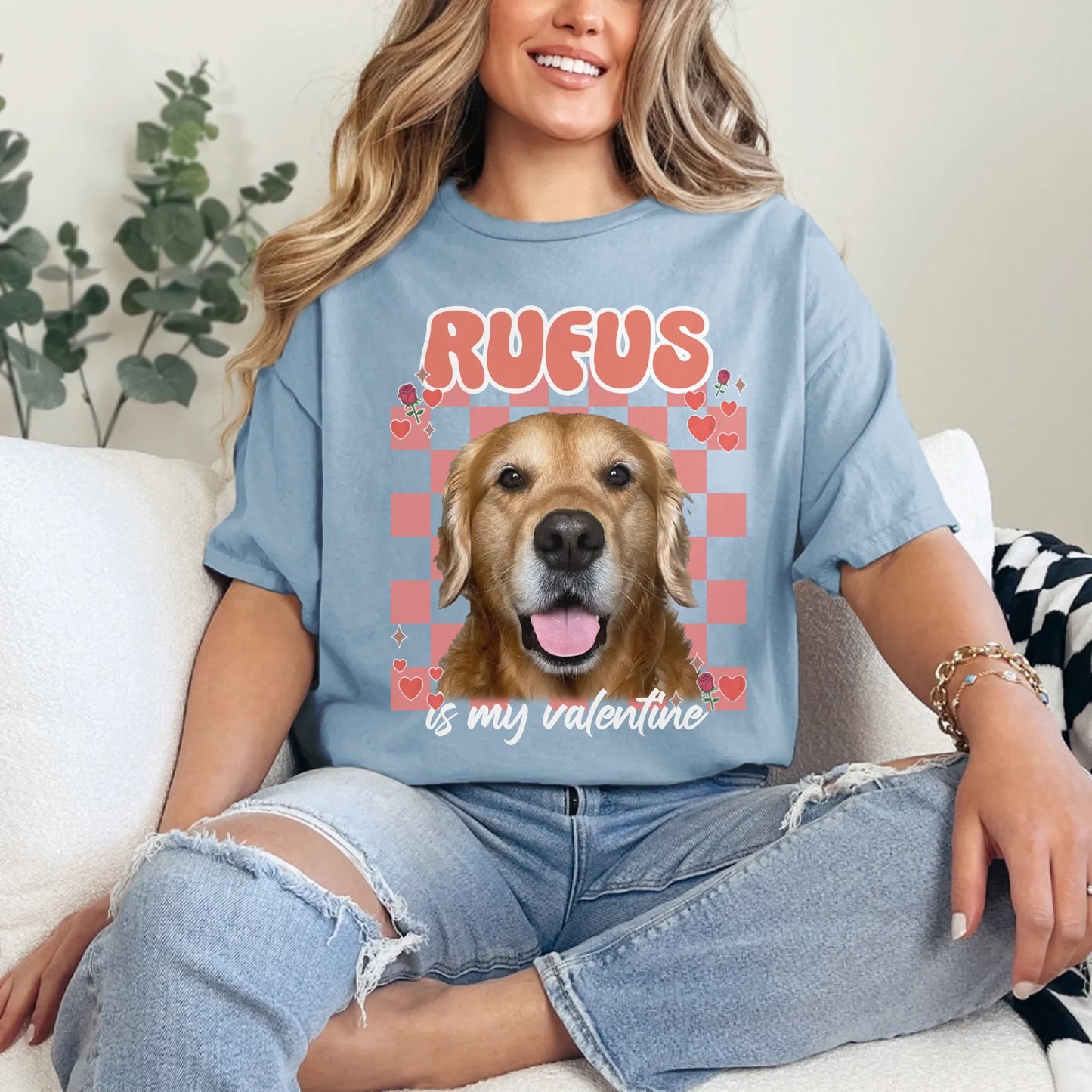 Personalized Custom Photo Valentines T-Shirt